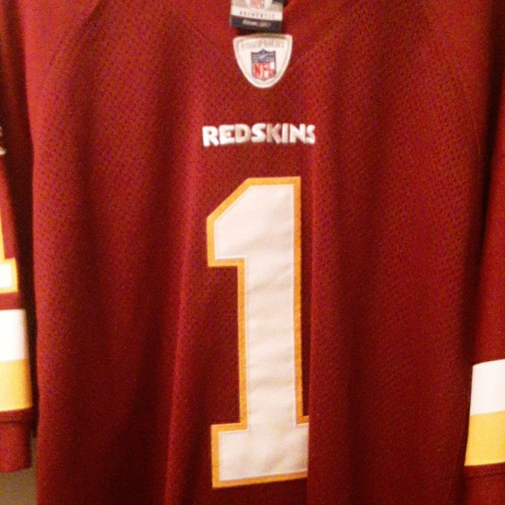 2 Washington Redskins customized authentic jerseys